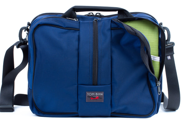 Pilot in Deep Blue (dark blue) Ballistic with Moss (green with light green grid) 210 Cerylon interior.
